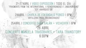 International //gender/o\noise\\ Underground Festival 2014 21-27 abril 2014 | Al Raso Palacio | Condes de Gabia | Granada